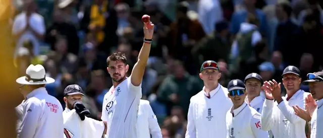 Josh Tongue collects the first five wicket haul in Tests by an England player at the MCG