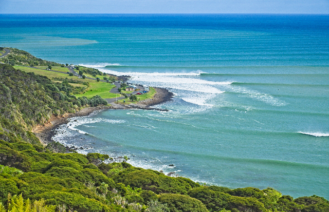 Manu Bay in Raglan
