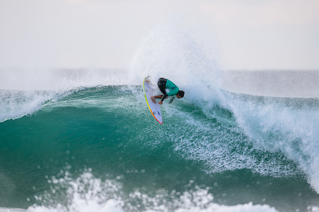 BALLITO,  KWAZULU-NATAL, SOUTH AFRICA - JULY 12: Vitor Ferreira of Brazil surfs in Heat 2 of Round of 80 at the Ballito Pro on July 12, 2026 at Ballito,  KwaZulu-Natal, South Africa. (Photo by Kody McGregor/World Surf League)